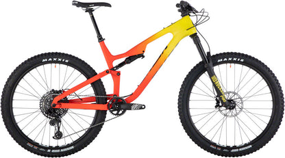 Salsa Rustler Carbon GX Eagle Bike - Red/Yellow/Fade