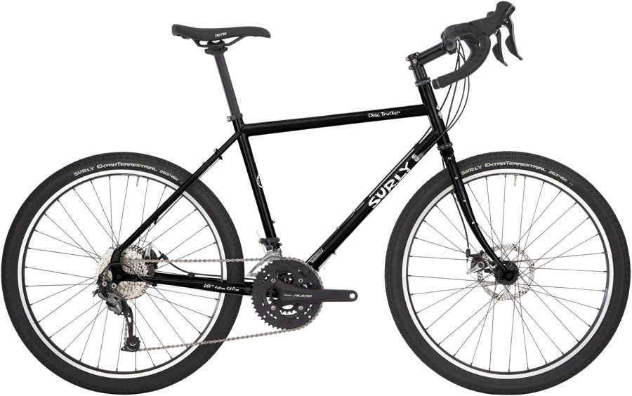 Surly Disc Trucker Bike - Hi-Viz Black 700