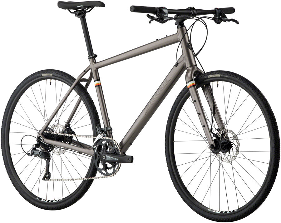 Salsa Journeyman Flat Bar Claris 700 Bike - Gray