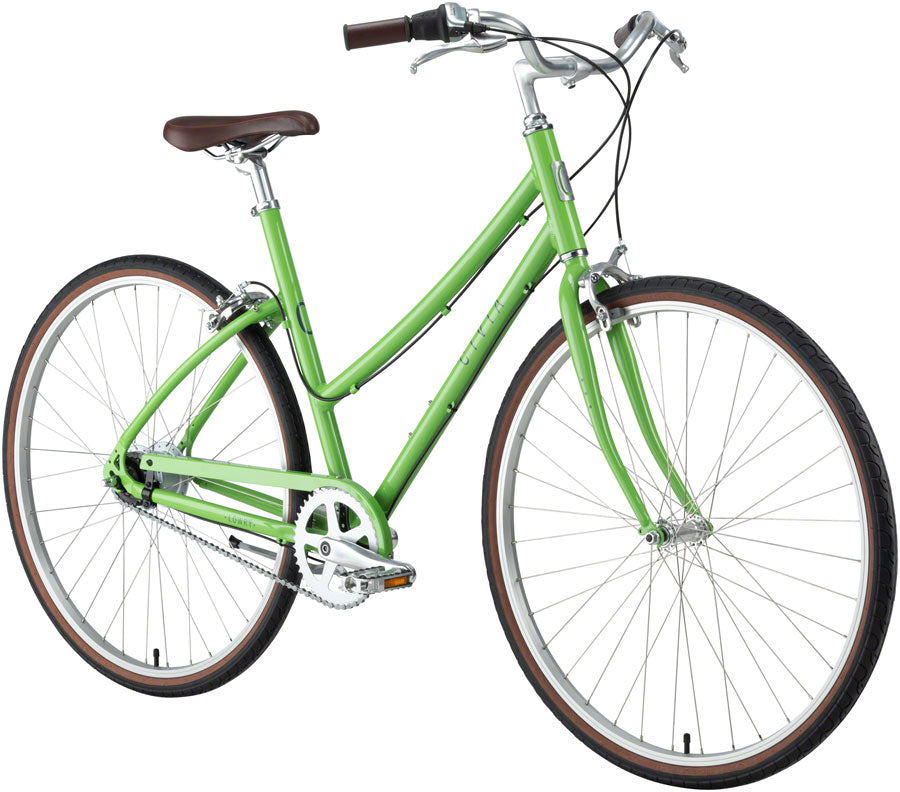 Civia Lowry 8-Speed Internal Step-Thru Bike - Lime Green/Gray