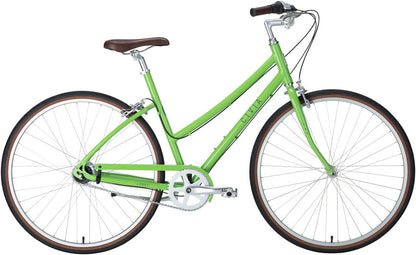 Civia Lowry 8-Speed Internal Step-Thru Bike - Lime Green/Gray