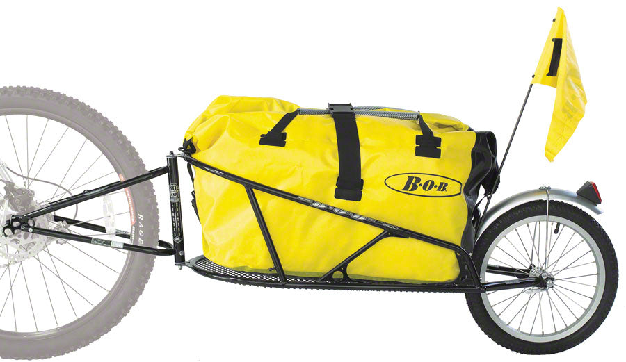 VidaXL Bike Trailer Bicycle Cargo Trailer Tow Bicycle Cart Steel and  Polyester