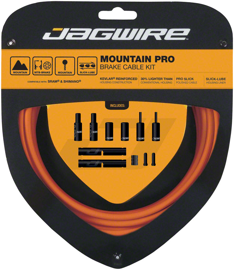 Jagwire Pro Polished Mountain Brake Kit