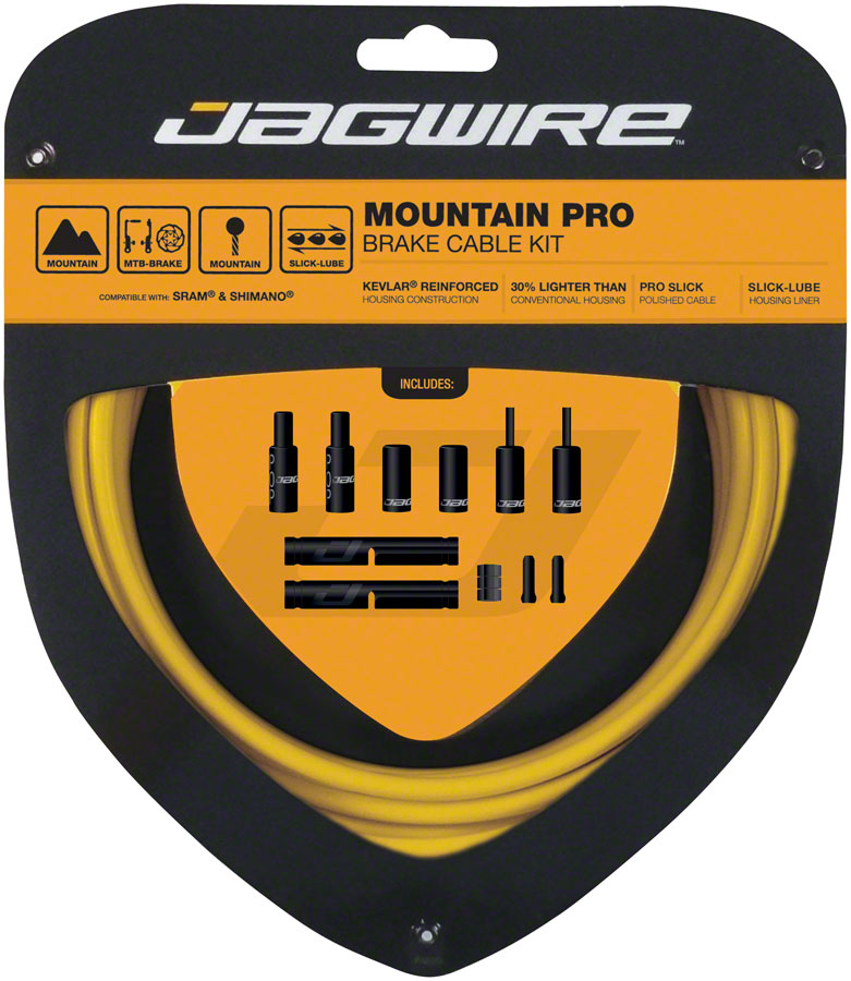 Jagwire Pro Polished Mountain Brake Kit