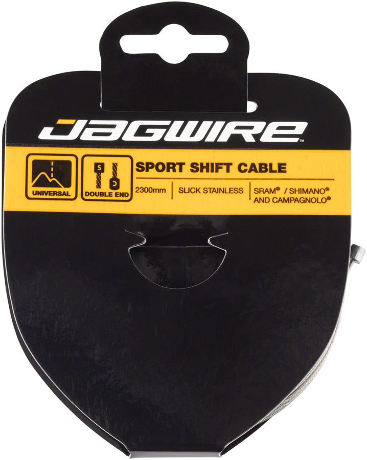 JAGWIRE SPORT SHIFT CABLE - 1.1 X 2300MM SLICK STAINLESS STEEL FOR SRAM/SHIMANO/CAMPAGNOLO