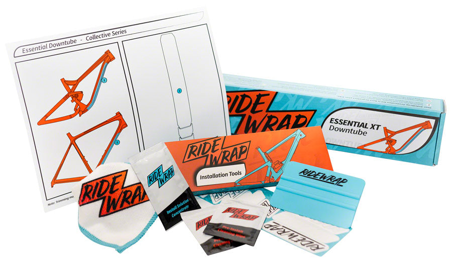 RideWrap Essential Downtube Extra Thick Frame Protection Kit