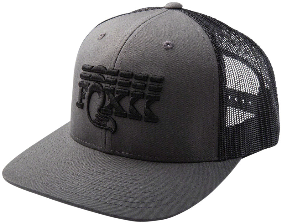 FOX Stacked Flat Brim Trucker Hat