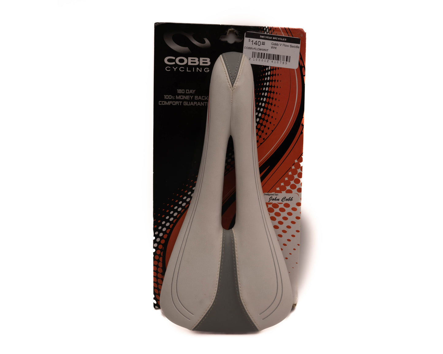 Cobb V Flow Saddle Wht