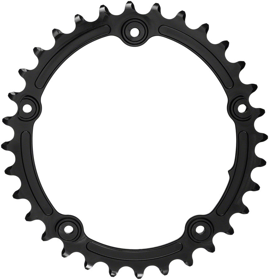 absoluteBLACK Premium Sub-Compact Oval 110 BCD 5-Bolt Road Chainring