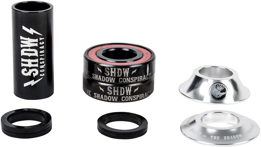 TSC Stacked Mid Bottom Bracket  Raw Polish 19mm