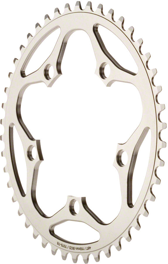 Dimension 45t x 110mm Outer Chainring Silver