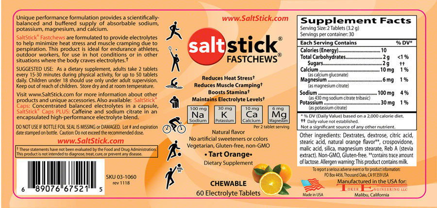 SaltStick Fastchews Electrolyte Tablets