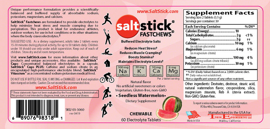 SaltStick Fastchews Electrolyte Tablets