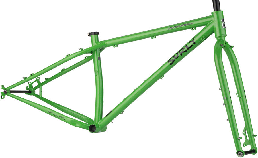 Surly Ice Cream Truck Plutonium Sparkle Green Frameset