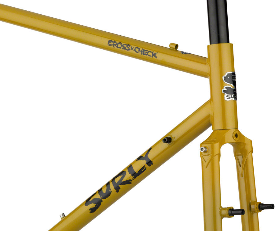 Surly Cross Check Frameset - Stoned Ground Mustard