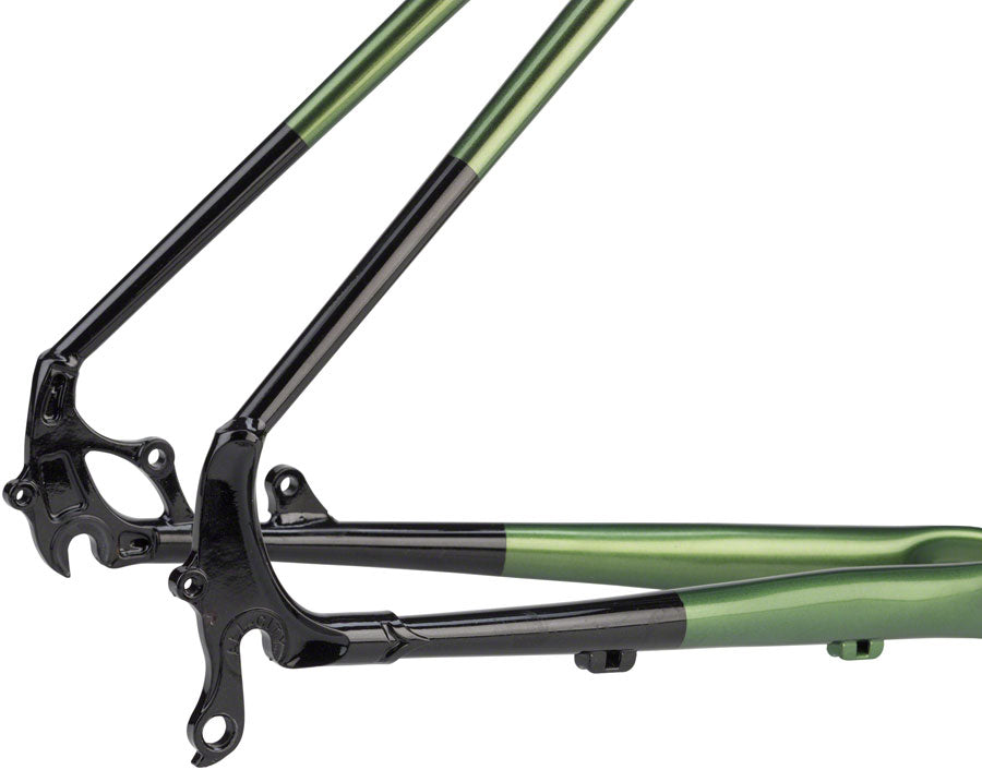 All-City Macho Man Disc Frameset - Olive Fab