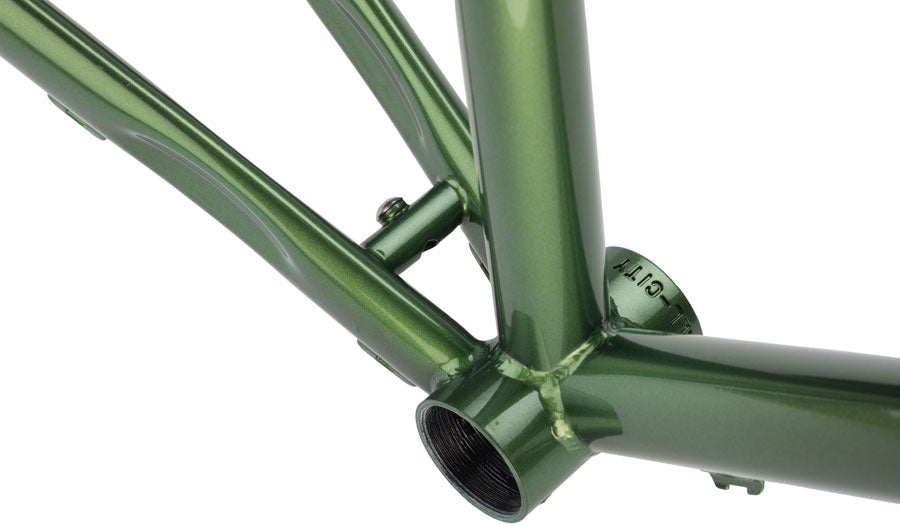 All-City Macho Man Disc Frameset - Olive Fab