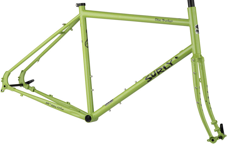 Surly Disc Trucker Frameset - Pea Lime Soup 26