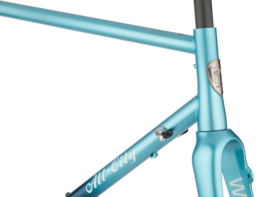 All-City Zig Zag Frameset - Miami Beach Aqua