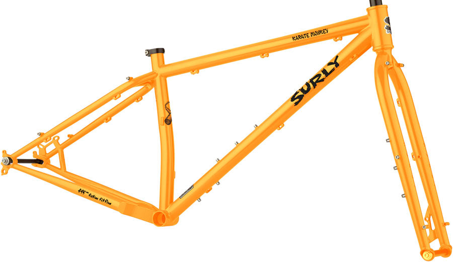 Surly Karate Monkey Frameset - Toxic Tangerine