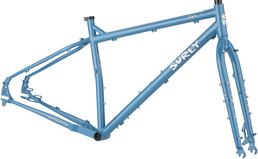 Surly Ogre Frameset - Cold Slate Blue