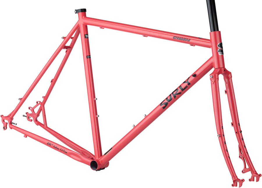 Surly Straggler 650b Frameset - Salmon Candy Red