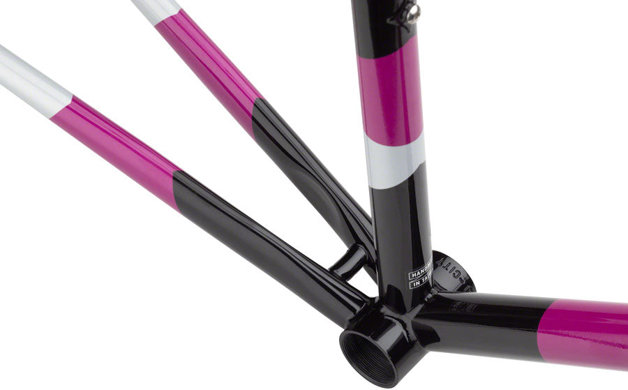 All-City Big Block Frame - Midnight/Frost/Violet