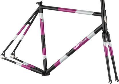 All-City Big Block Frame - Midnight/Frost/Violet