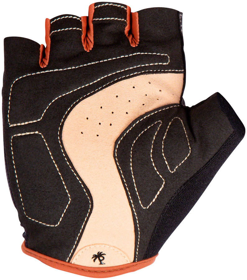 Pedal Palms Black N Tan Gloves