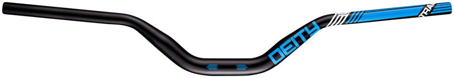 DEITY COMPONENTS HIGHSIDE RISER HANDLEBAR - 80MM RISE 760MM WIDTH 31.8MM CLAMP BLUE