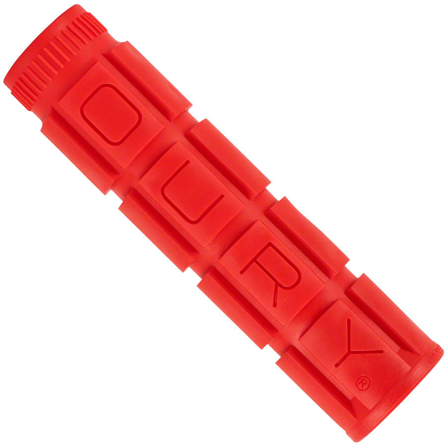 OURY SINGLE COMPOUND V2 GRIPS - CANDY RED