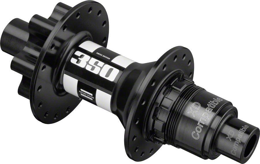 DT Swiss 350 Rear Hub - 12 x 142mm, 6-Bolt, XD, Black, 32H, 18pt