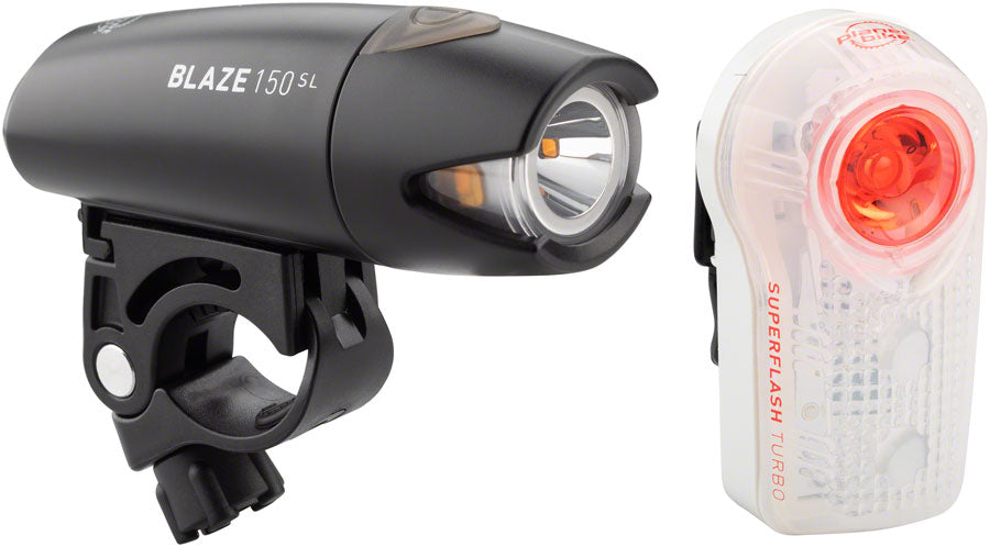 Planet Bike Blaze 150SL Headlight/Superflash Turbo Taillight Set