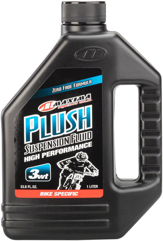 MAXIMA SUSPENSION OIL PLUSH, 3WT 1 LITER BOTTLE - REAR SHOCK/CHARGER DAMPER