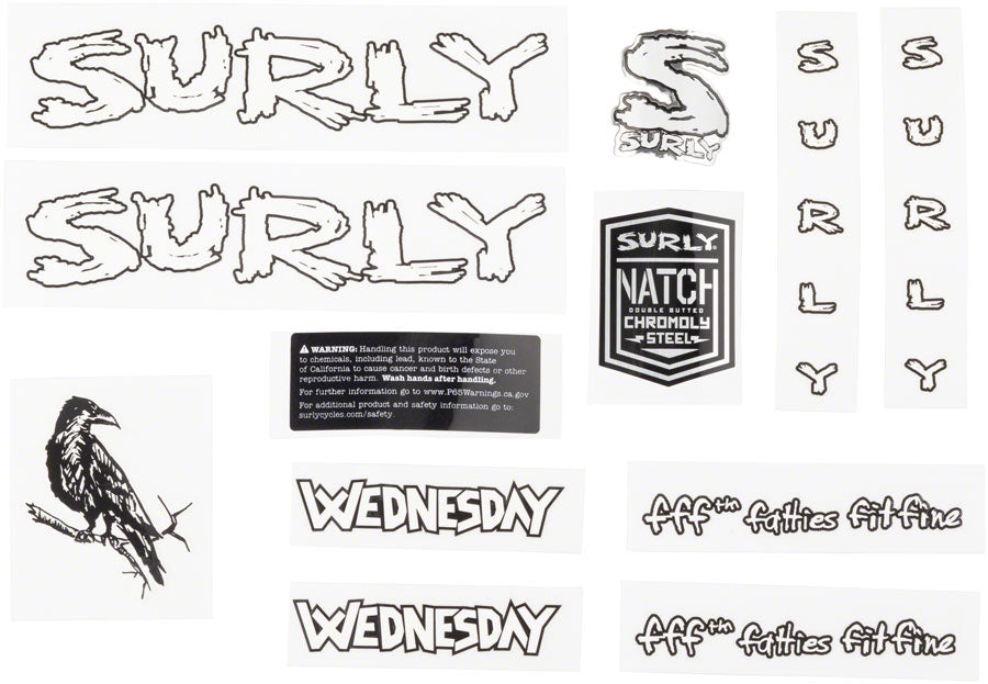 Surly Wednesday Decal Set