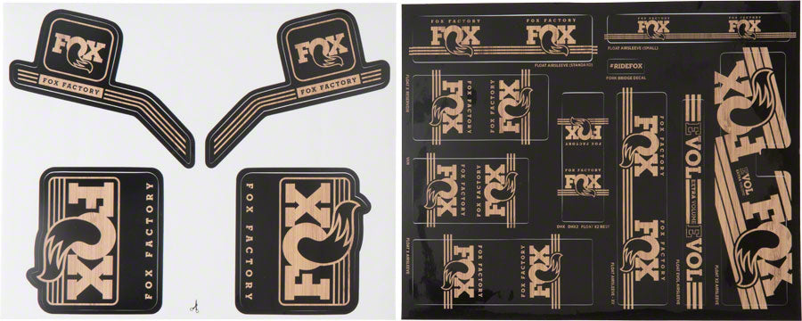 FOX Heritage Decal Kit for Forks and Shocks, Wood