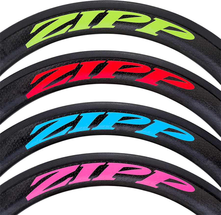 Zipp Decal Set 404 Mat Grn/No Border Zipp Logo