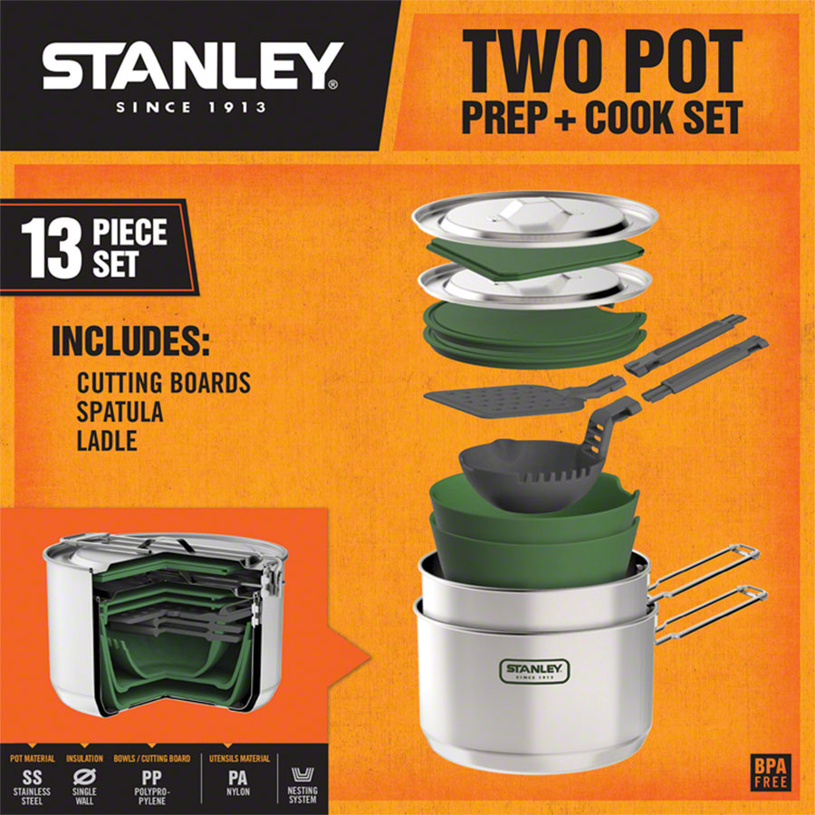 Stanley Adventure Two Pot Prep and Cook Set – Seven Summits