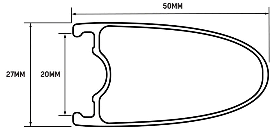 Whisky Parts Co. No.9 50d Front Wheel