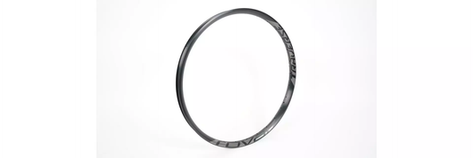 RIM MY18 TRAVERSE 38, 27.5, REAR, ALLOY, 28H, DISC, 38MM INTERNAL - BLACK W/ SATIN CHARCOAL DCL