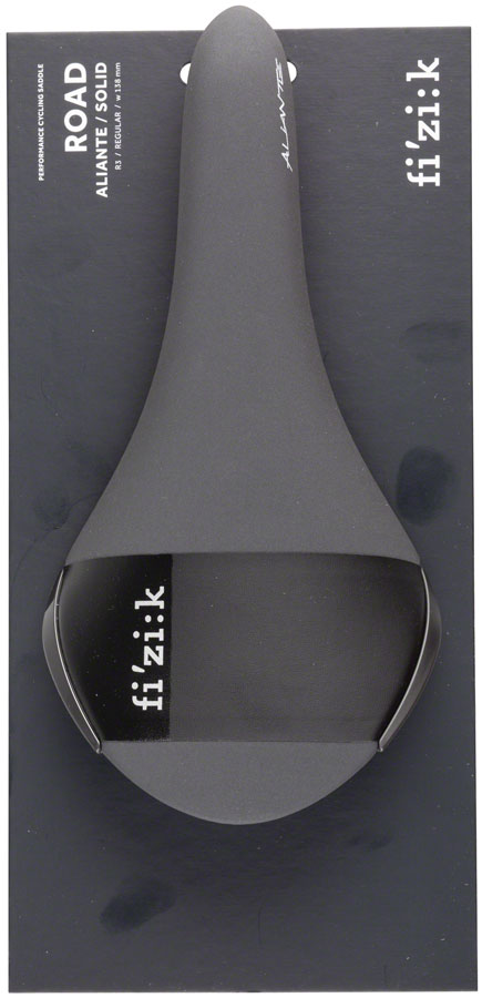 Fizik Aliante R3 Saddle k:ium Blk/Blk/Wht Reg – Incycle Bicycles