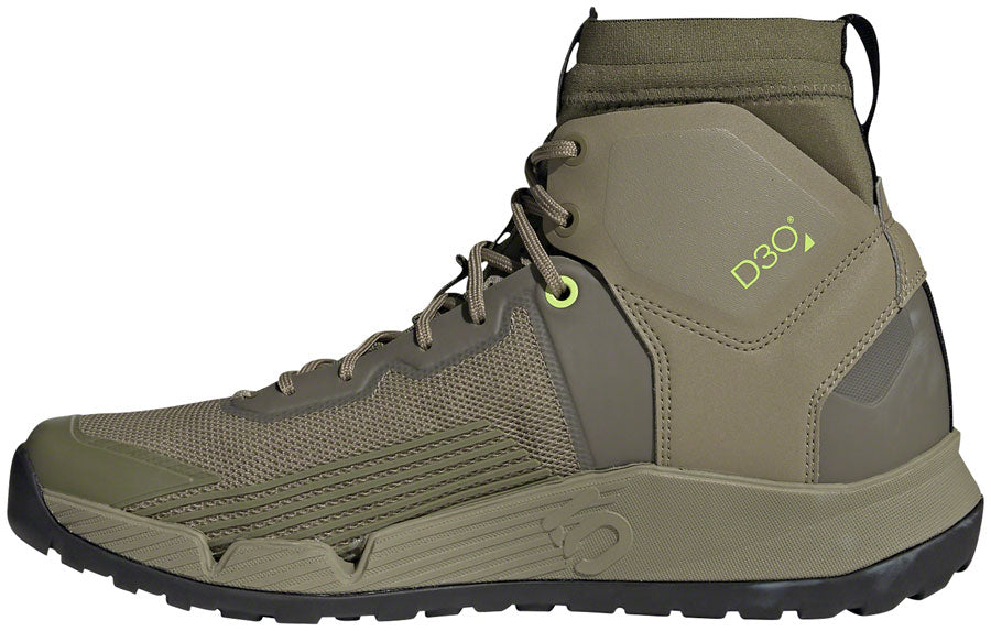 Five Ten Five Ten Trailcross Mid Pro Flat Shoe - Men's, Orbit Green/Core Black/Pulse Lime