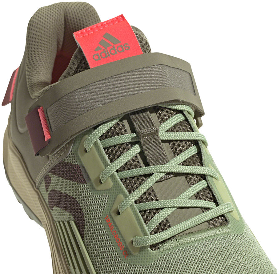 Five Ten Five Ten Trailcross Clip-In Shoe - Women's, Quiet Crimson/Orbit Green/Turbo