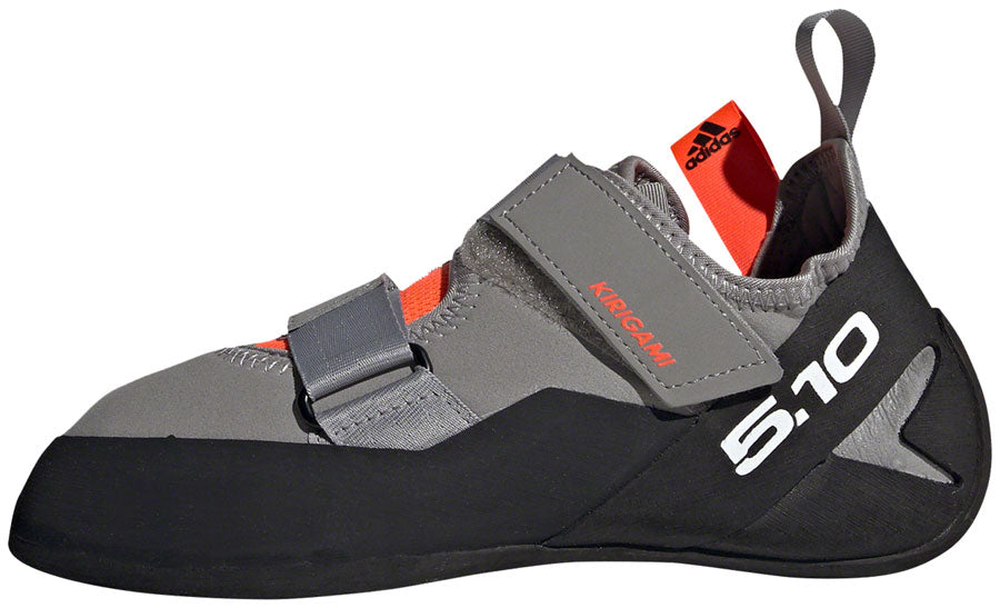 Five Ten Kirigami Climbing Shoe - Women's, Dove Grey/Core Black/Solar Red