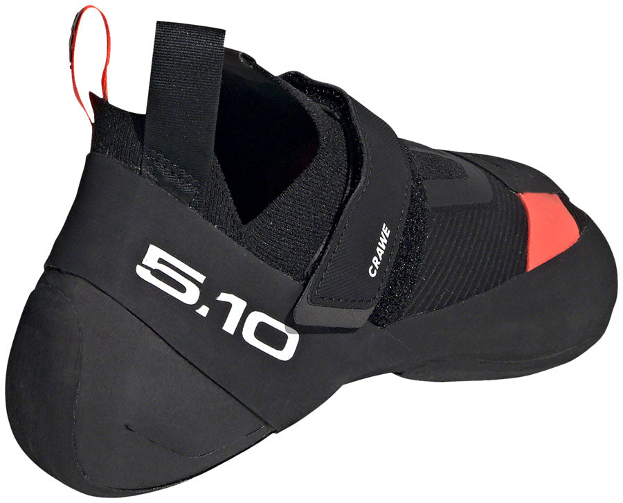 Five Ten Crawe Climbing Shoe - Men's, Core Black/FTWR White/Solar Red