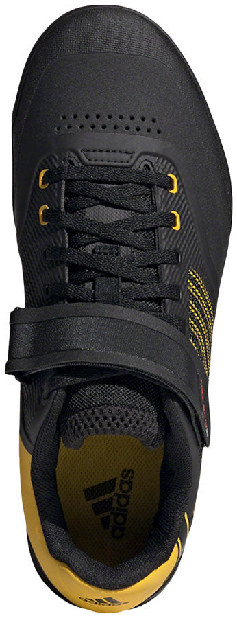 Five Ten Hellcat Pro Clipless Shoe - Men's, Core Black / Hazy Yellow / Red