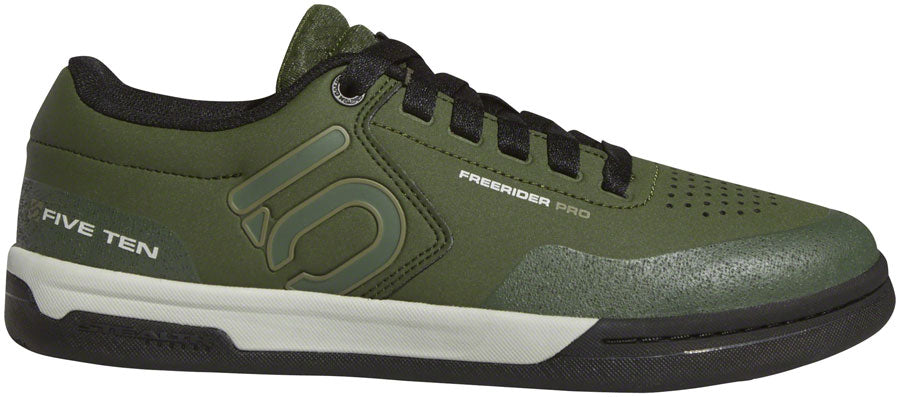 Five Ten Freerider Pro Flat Shoe - Men's, Strong Olive/Raw Khaki/Ash Silver