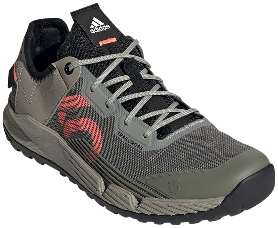 Five Ten Trailcross LT Flat Shoe - Women's, Legacy Green / Signal Coral / Core Black