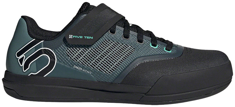 Five Ten Hellcat Pro Clipless Shoe - Women's, Core Black/Crystal White/DGH Solid Grey