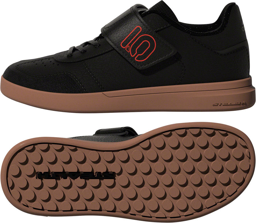 Five Ten Sleuth DLX CF Kids Flat Shoe - Black/Scarlet/Gray Four